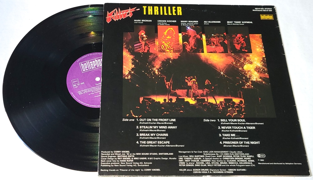 Killer – Thriller 1982 EX, VYPRANÁ Vinyl (LP)