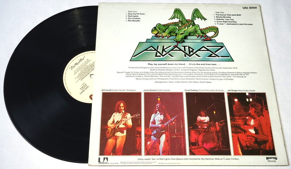 Alkatraz – Doing A Moonlight 1976 EX, VYPRANÁ Vinyl (LP)