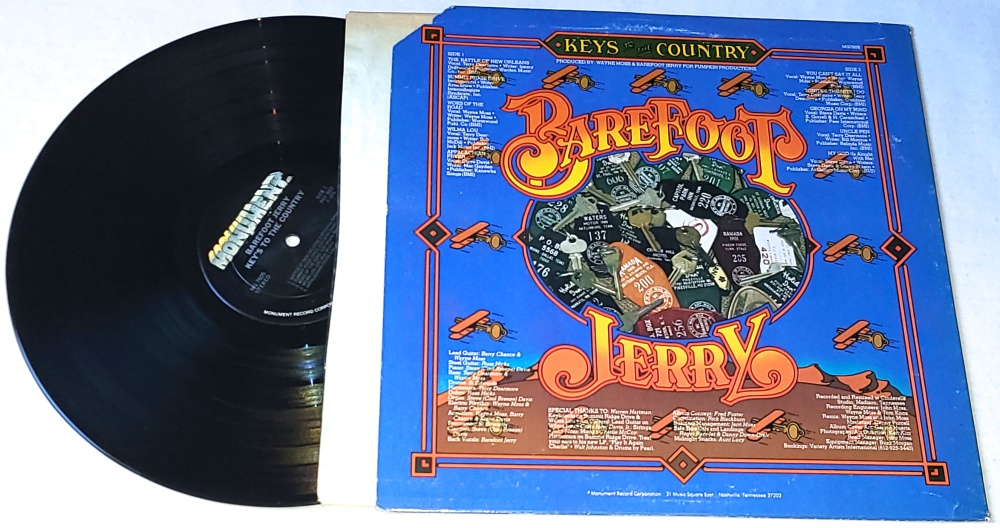 Barefoot Jerry – Keys To The Country 1976 VG, VYPRANÁ Vinyl (LP)