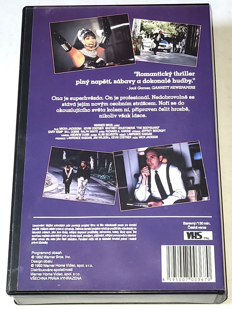 Osobní strážce ( The Bodyguard) - VHS kazeta