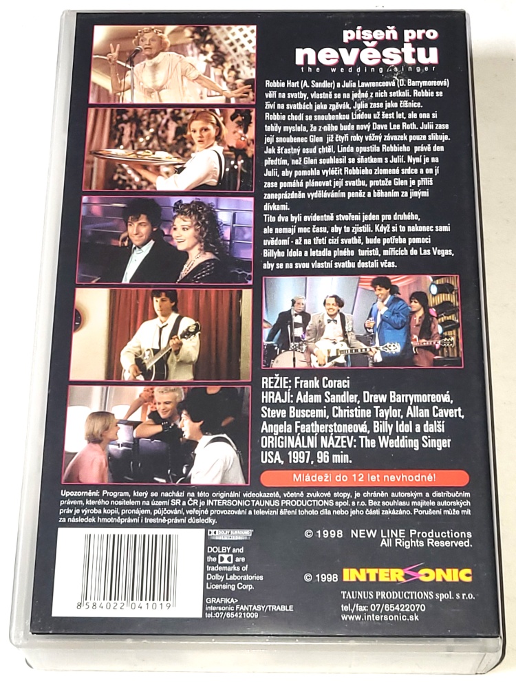 Píseň pro nevěstu - VHS kazeta