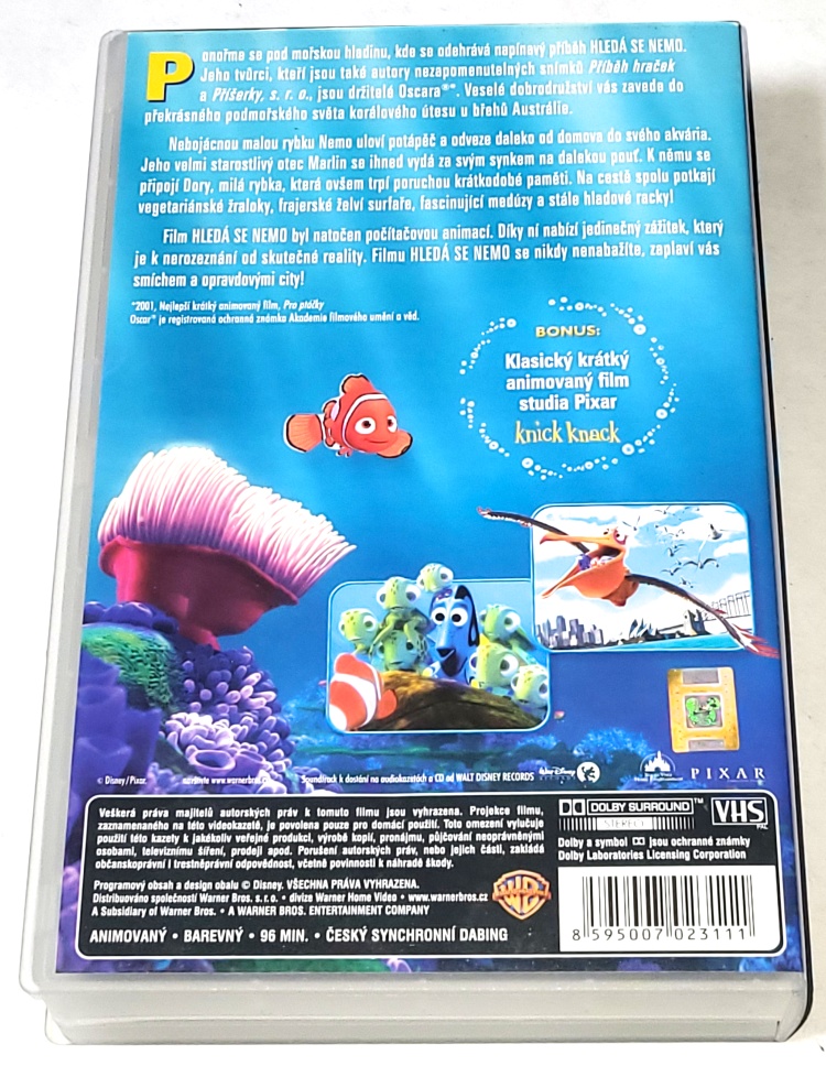 Hledá se Nemo - VHS kazeta