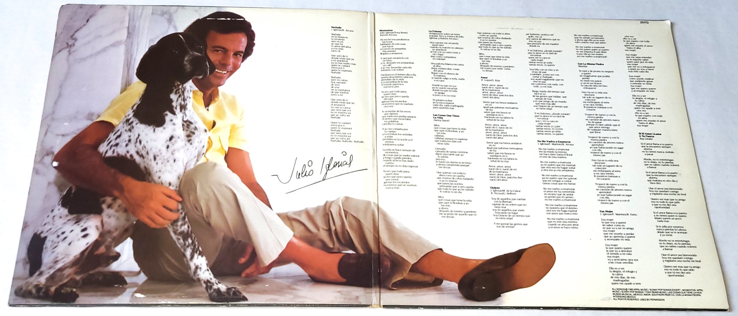 Julio Iglesias – Momentos 1982 EX, VYPRANÁ Vinyl (LP)
