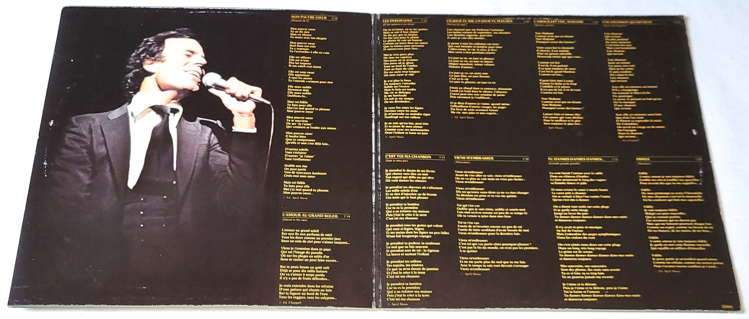 Julio Iglesias – Fidèle 1981 EX, VYPRANÁ Vinyl (LP)