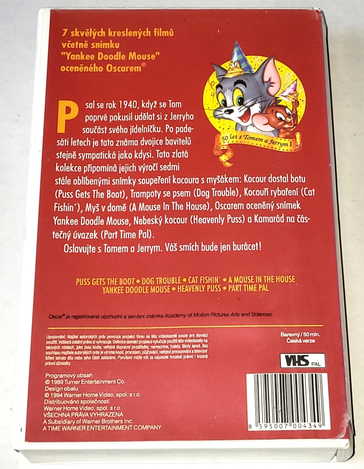 50 let s Tomem a Jerrym I - VHS kazeta