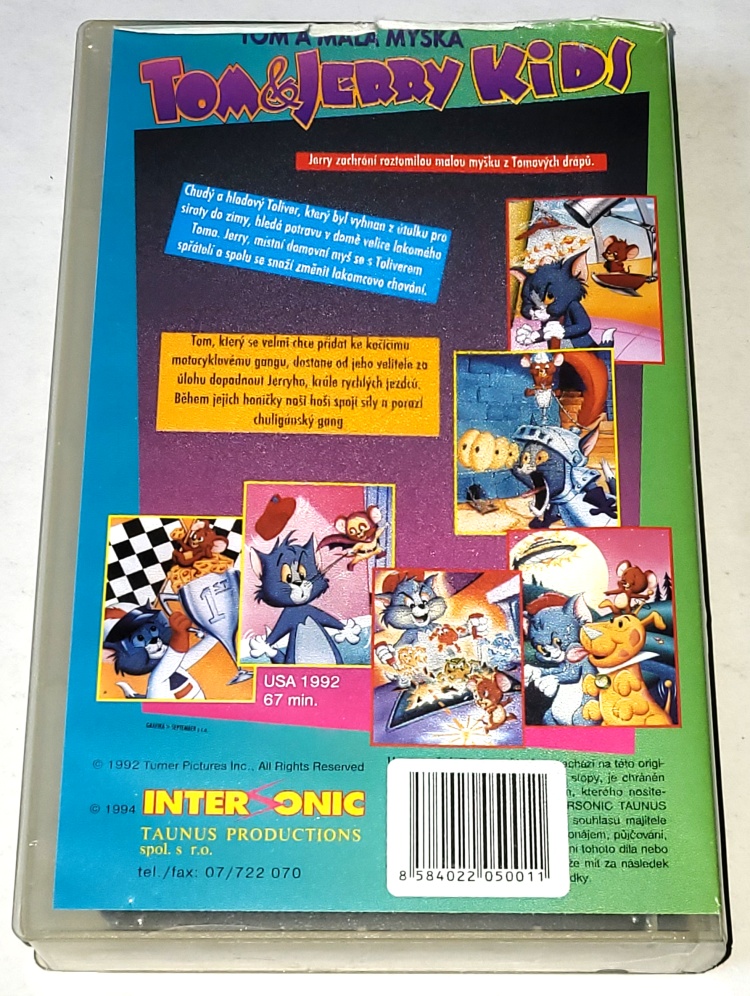 Tom a Jerry Kids: Tom a malá myška - VHS kazeta