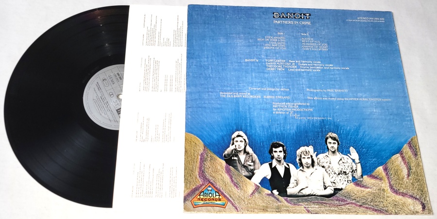 Bandit – Partners In Crime 1978 EX, VYPRANÁ Vinyl (LP)