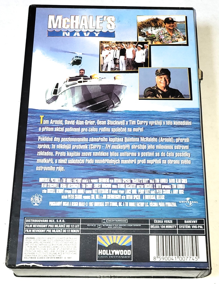 Bláznivé manévry - VHS kazeta