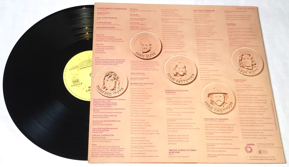 Manfred Mann's Earth Band – The Roaring Silence 1977 EX+, VYPRANÁ Vinyl LP