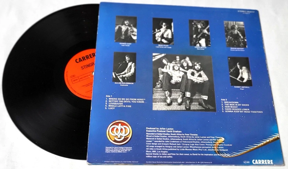 Stingray – Stingray 1979 EX, VYPRANÁ Vinyl LP