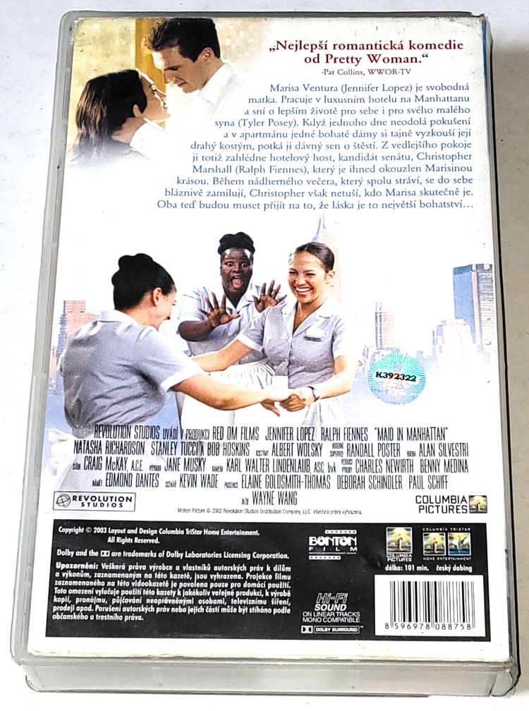 Krásná pokojská - VHS kazeta