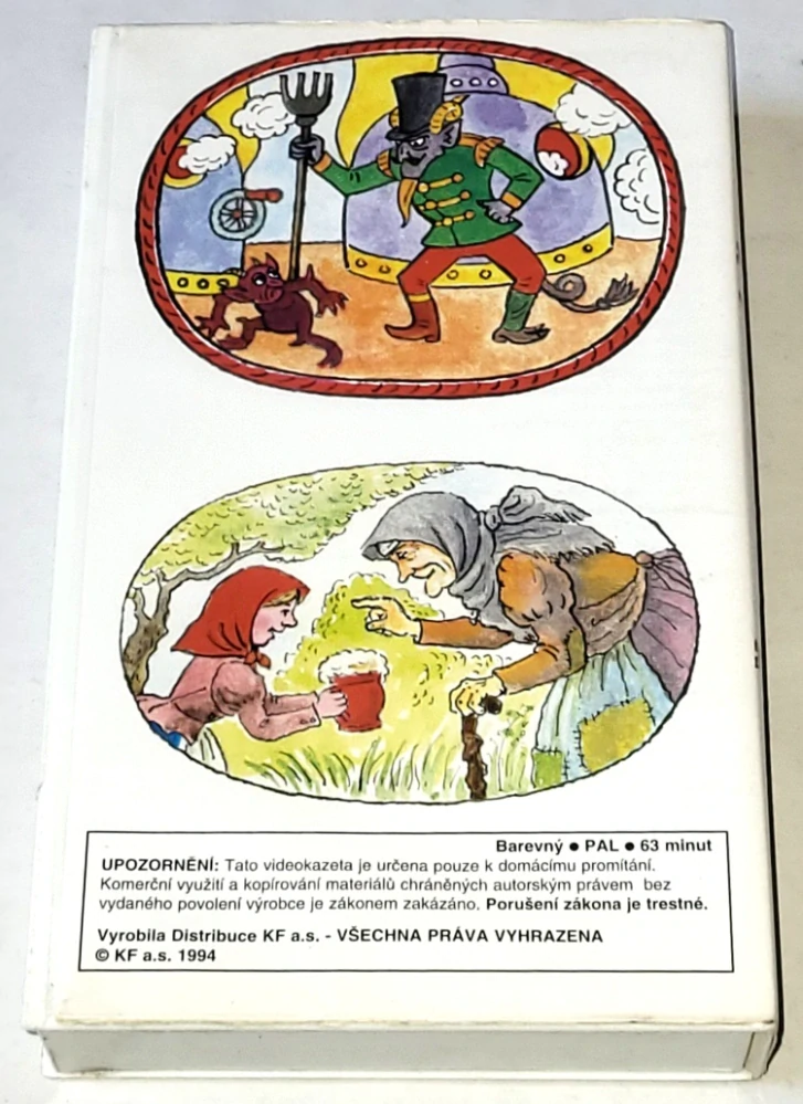 Čert a Káča / Hrnečku vař - VHS kazeta Original