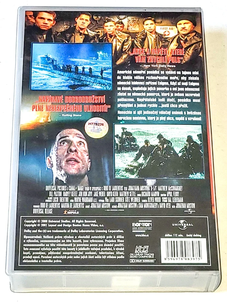 Ponorka U-571 - VHS kazeta