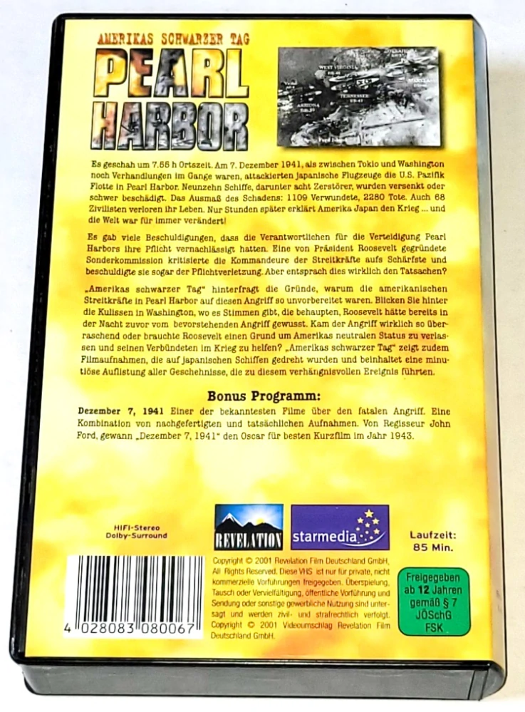 Pearl Harbor - VHS kazeta