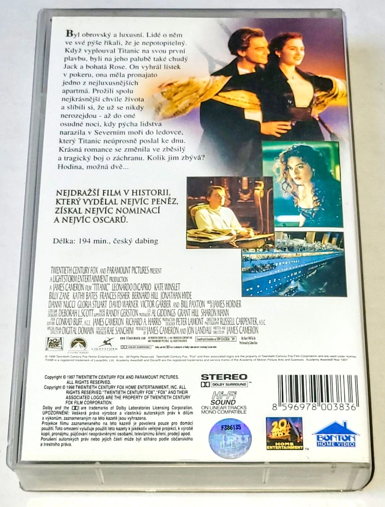 Titanic - VHS kazeta