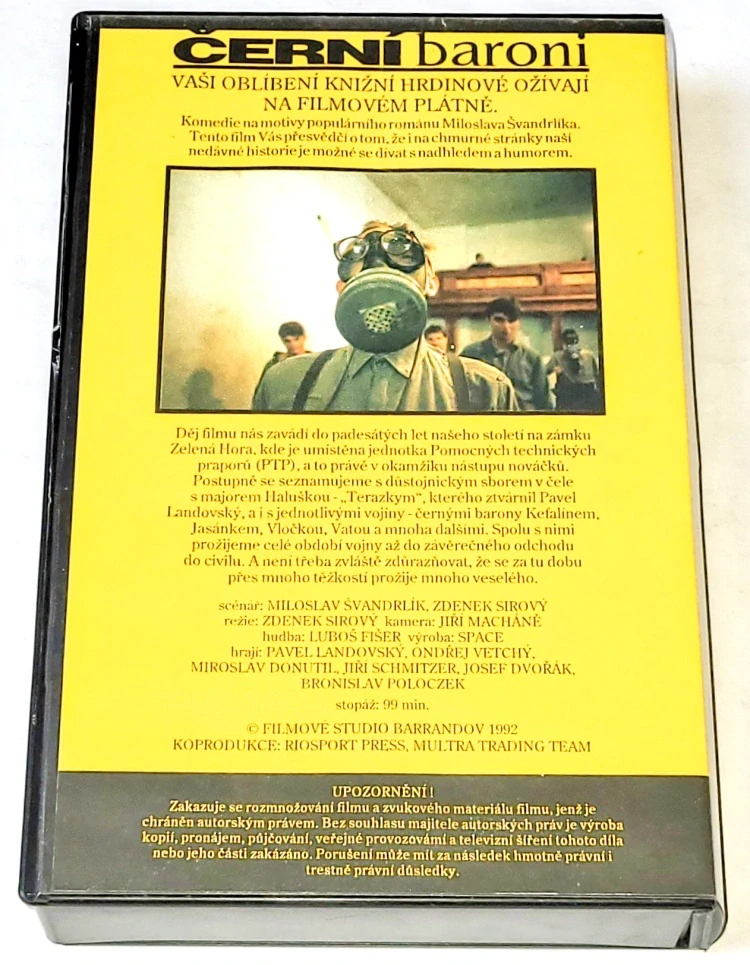 Černí baroni - VHS kazeta