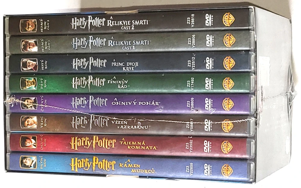 Harry Potter: Kompletní Kolekce Box Set 8DVD (nové, zatavené)