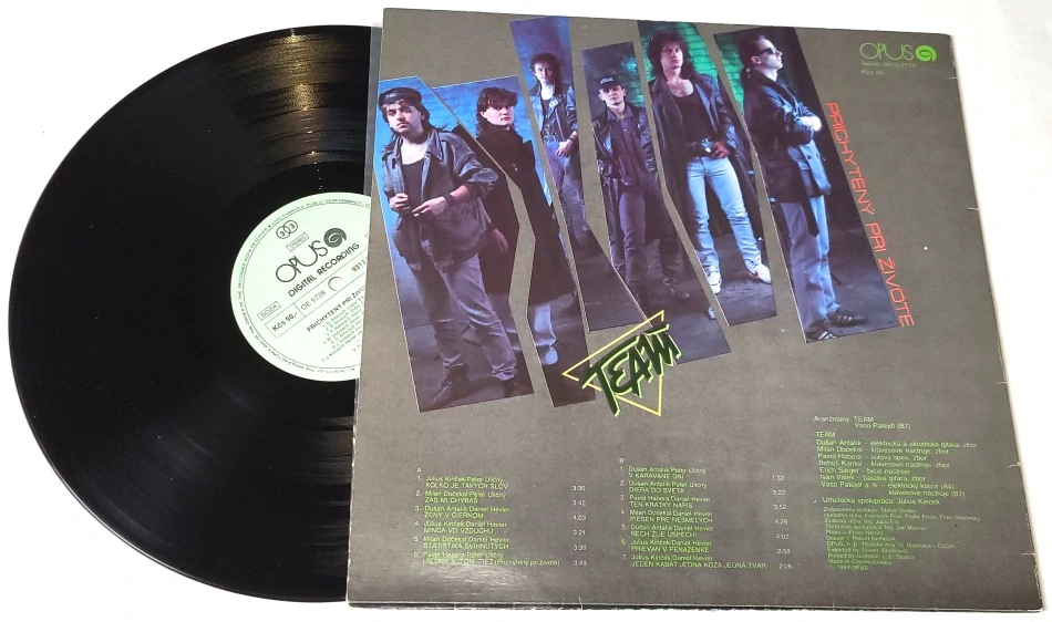 Team – Prichytený Pri Živote 1989 VG, Vinyl (LP)