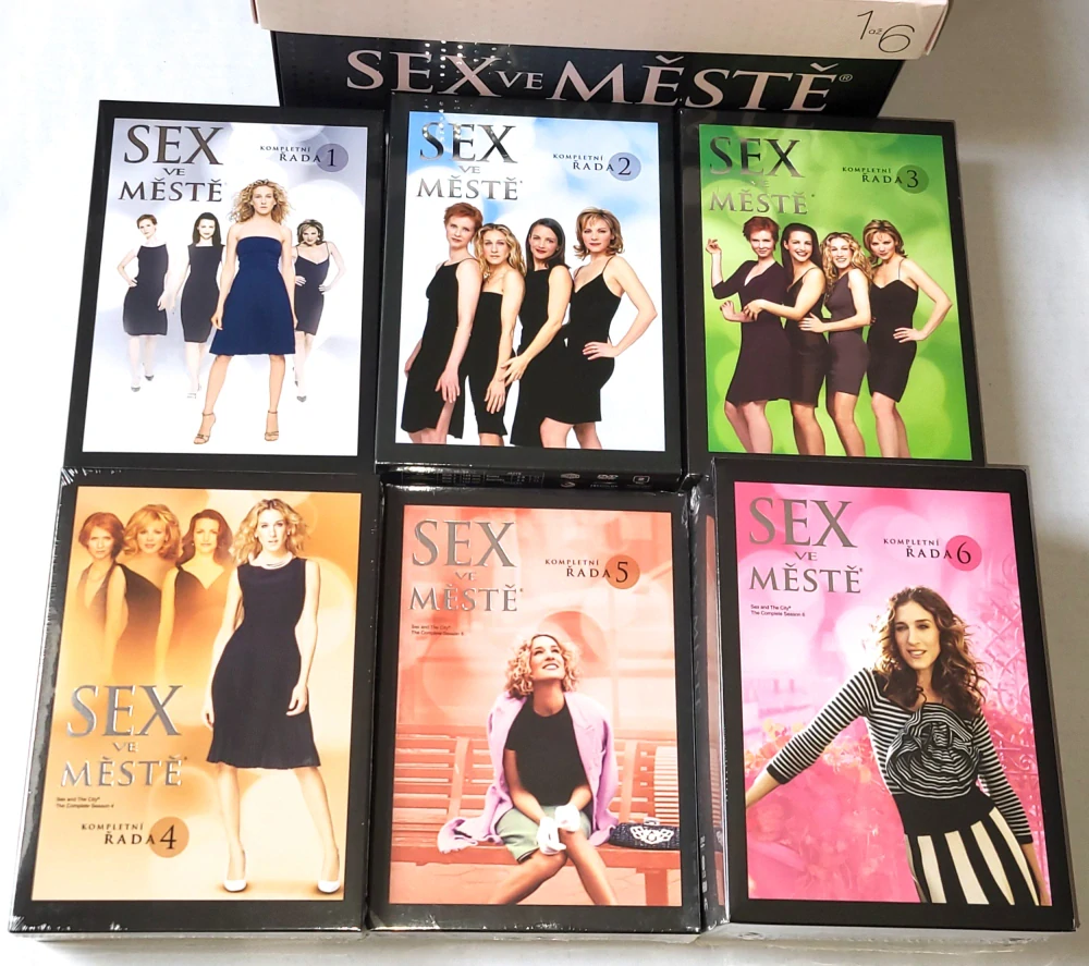 SEX VE MĚSTĚ Sezóny 1 - 6 Kompletní seriálová Kolekce (nové, zatavené)