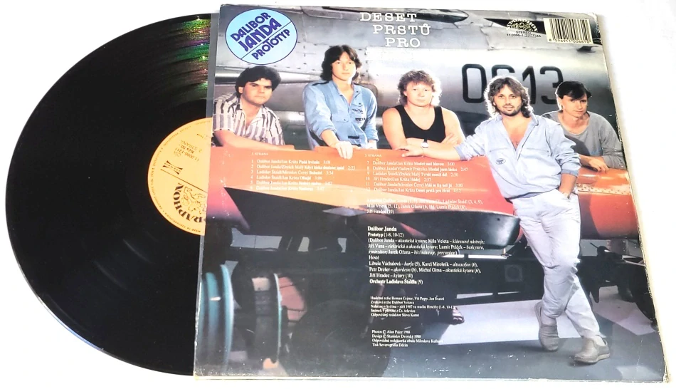 Dalibor Janda, Prototyp – Deset Prstů Pro Život 1988 VG+, VYPRANÁ Vinyl (LP)