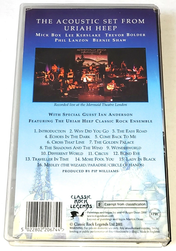Uriah Heep - Acoustically Driven / VHS kazeta
