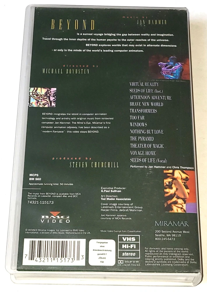 Beyond the Mind's Eye / VHS kazeta