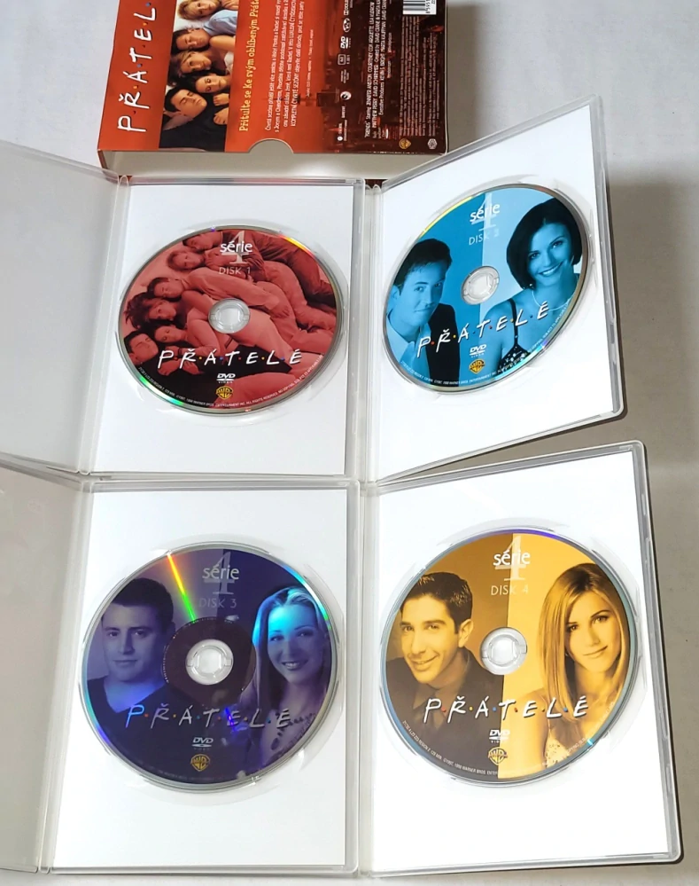 Přatele - Kompletní 4. série 4DVD BOX Set