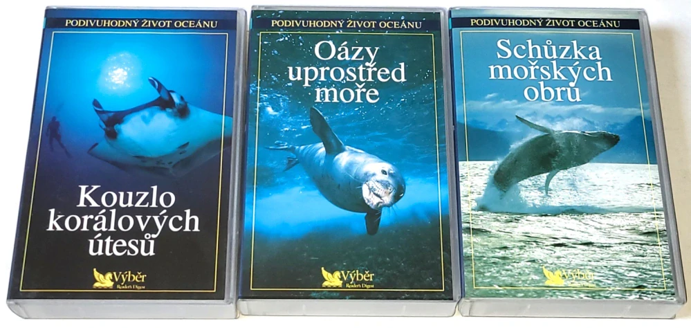 Podivuhodný život Oceánu / 3 BOX set / VHS kazety