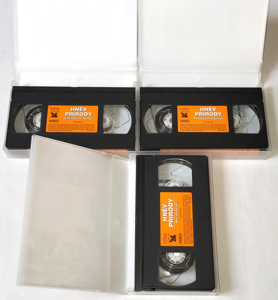 Hněv přírody / VHS kazety 3ks
