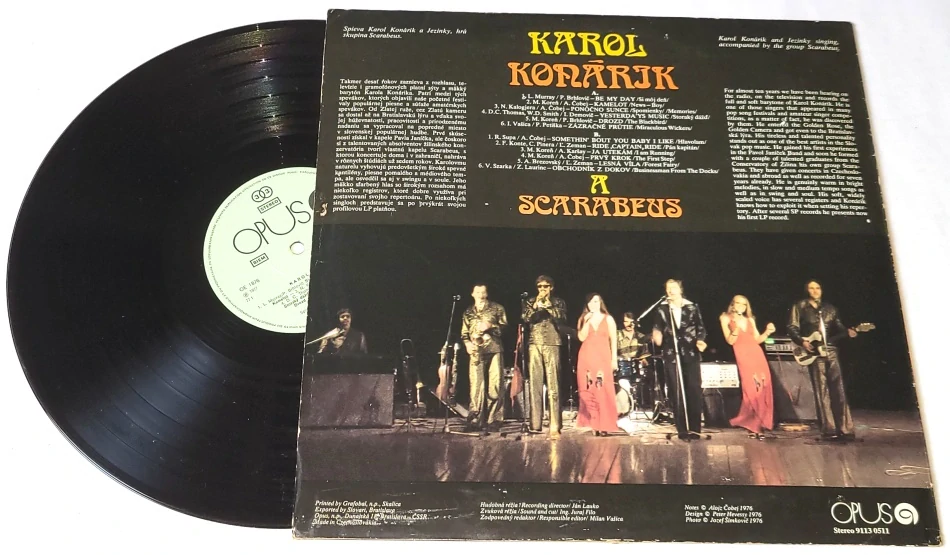 Karol Konárik A Scarabeus – Karol Konárik A Scarabeus 1977 VG+, Vinyl (LP)
