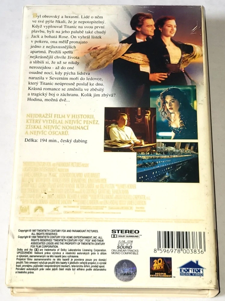 Titanic - VHS kazeta