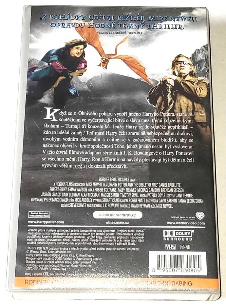 Harry Potter a Ohnivý pohár / VHS kazeta