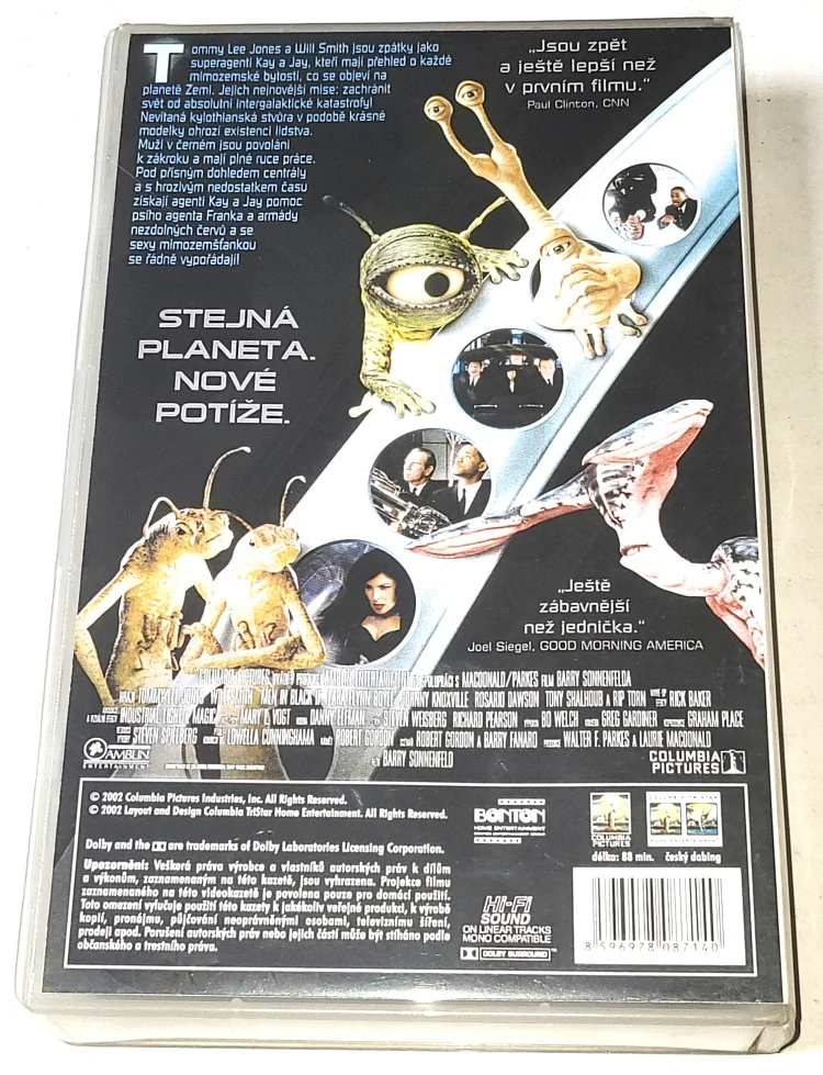 Muži v černém 2 / VHS kazeta