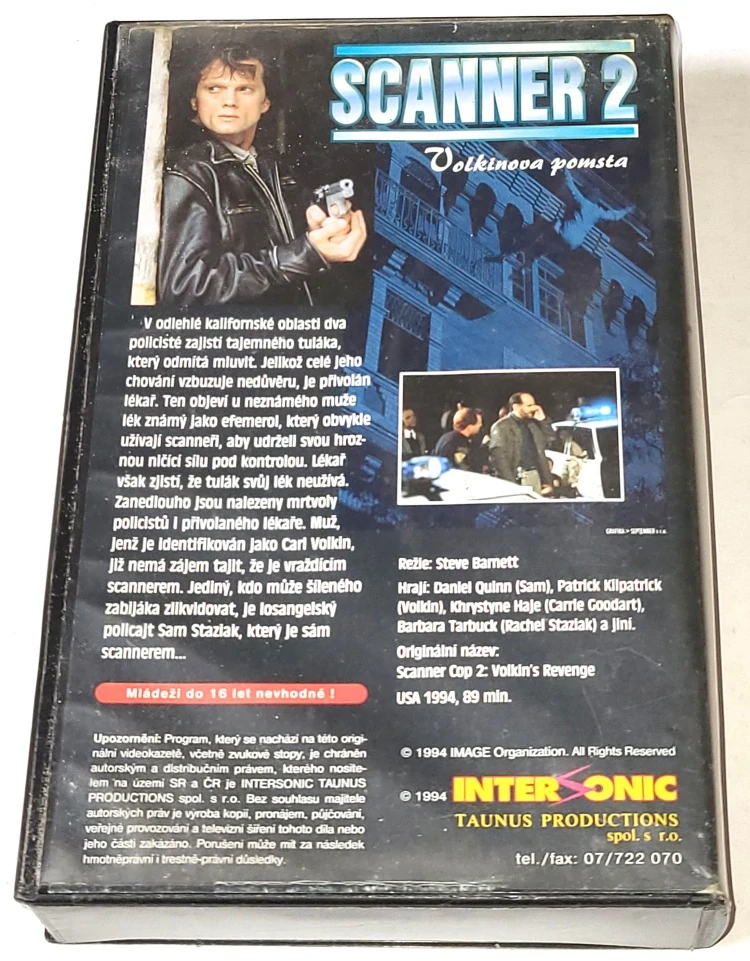 Scanner 2: Volkinova pomsta / VHS kazeta