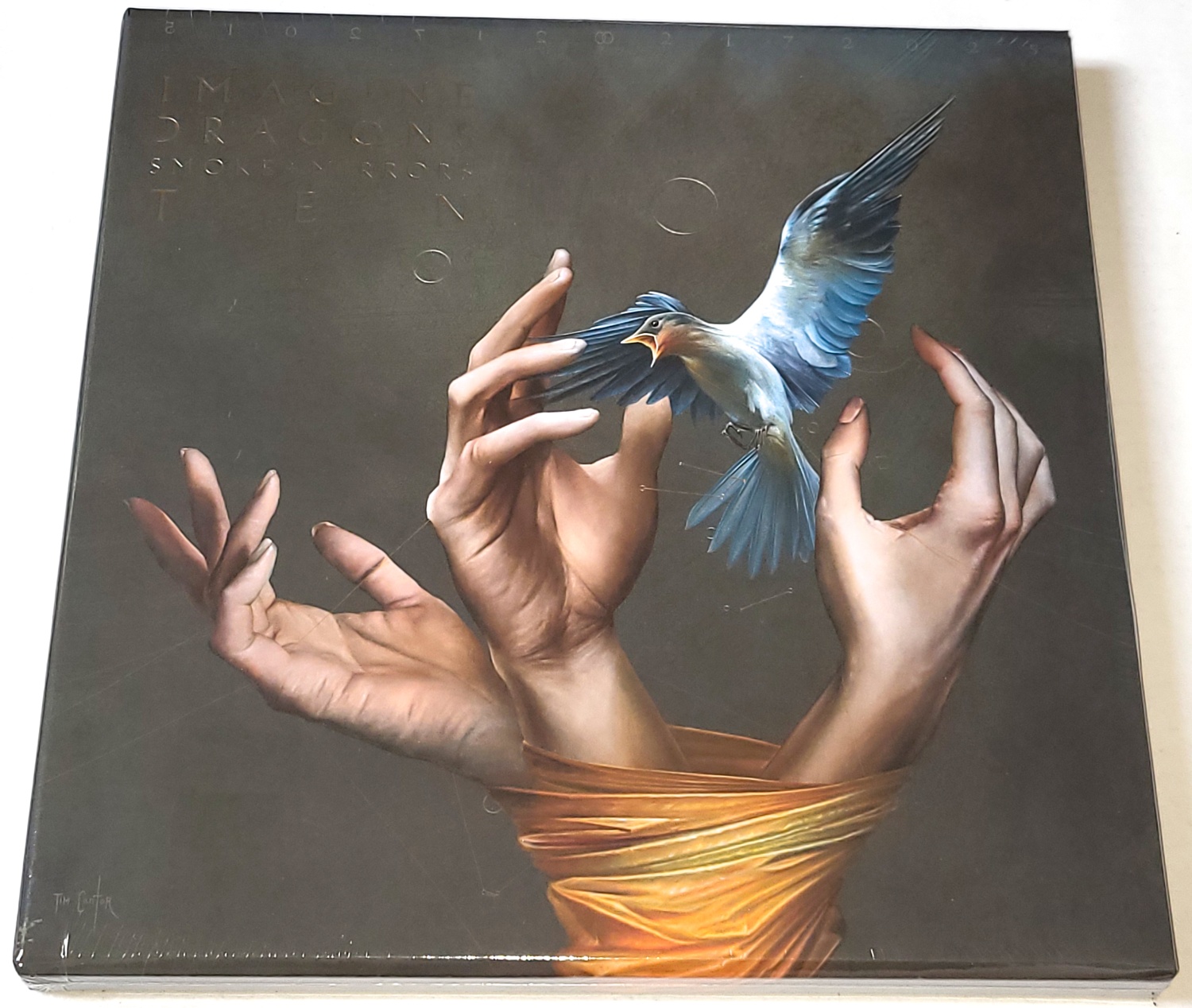 Imagine Dragons: Smoke + Mirrors (TEN) 2025 Box Set 3LP Gold & Amber-Red/Green Swirl Vinyl NOVÉ