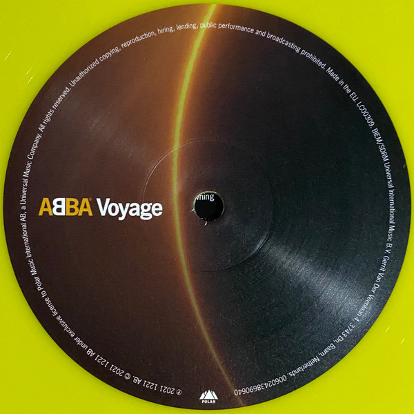 ABBA – Voyage 2021 Limited Yellow LP NOVÉ, NEHRANÉ