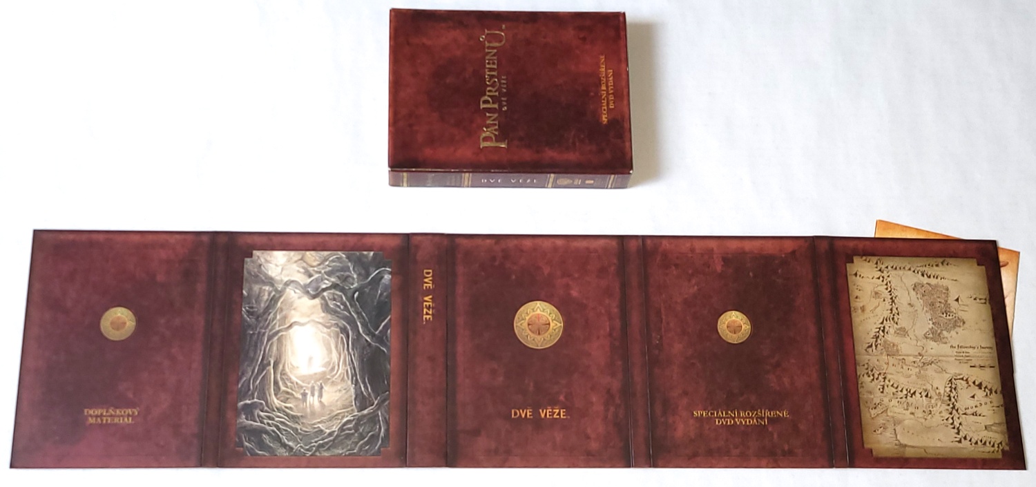 Pán prstenů: Dvě věže 2002 / Speciální rozšířená edice / 4DVD