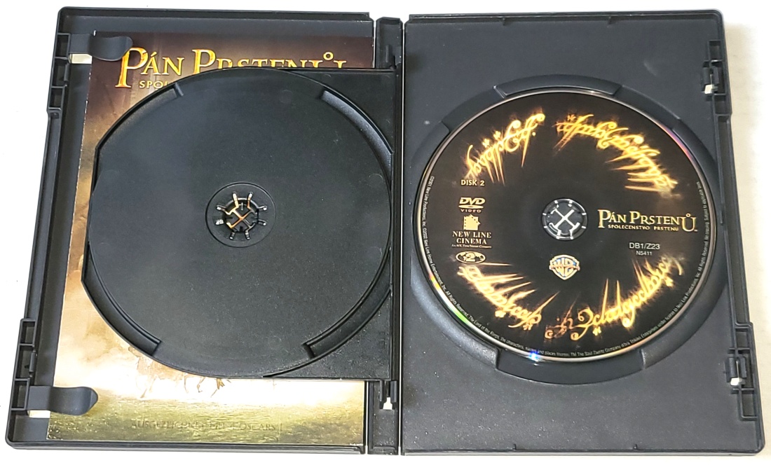 Pán prstenů: Společenstvo prstenu (The Lord of the Rings: The Fellowship of the Ring) 2001 2DVD