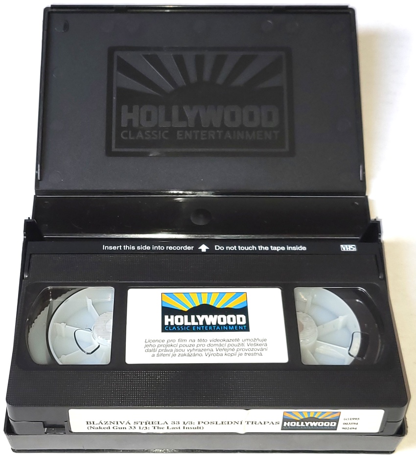 Bláznivá střela 33 a 1/3: Poslední trapas 1994 / VHS kazeta Original