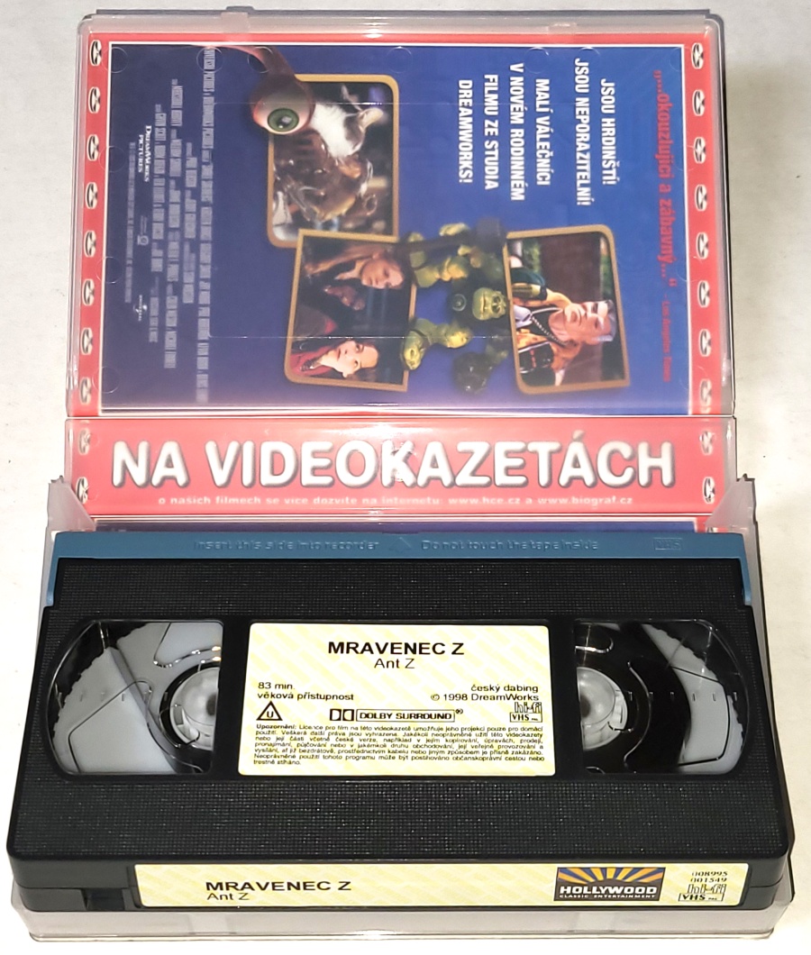 Mravenec Z 1998 / VHS kazeta Original