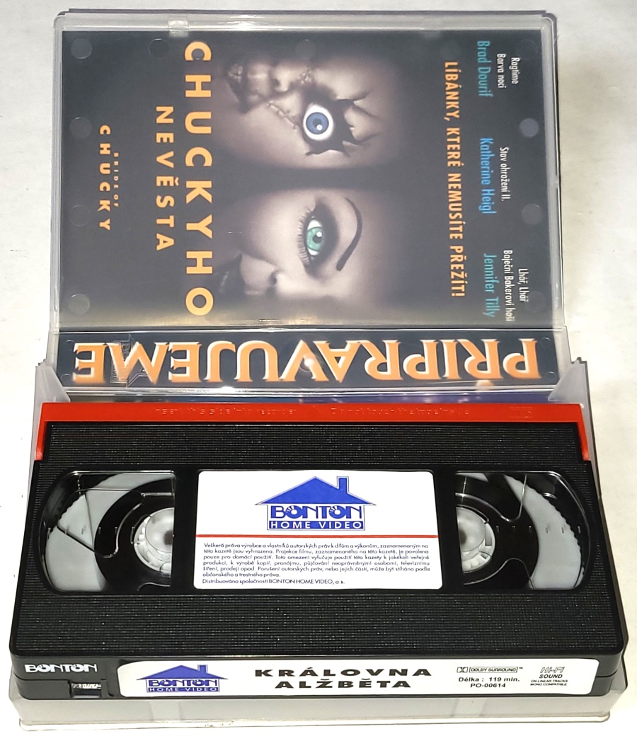Královna Alžběta 1998 / VHS kazeta Original