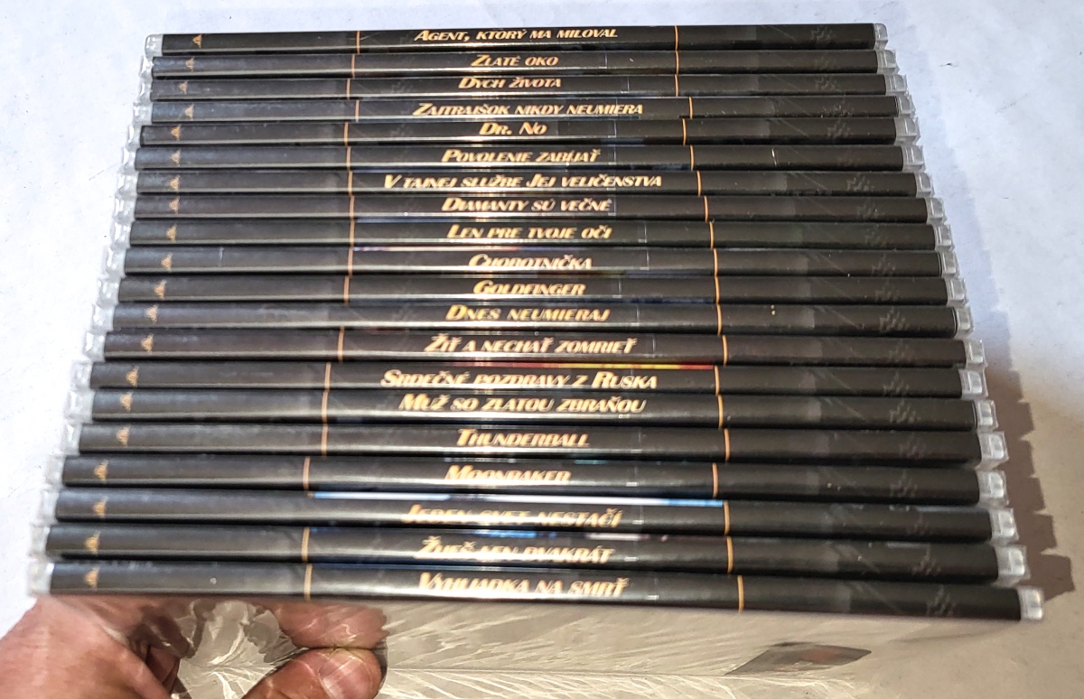 James Bond agent 007 Kolekce Set 20DVD (nové, zatavené)