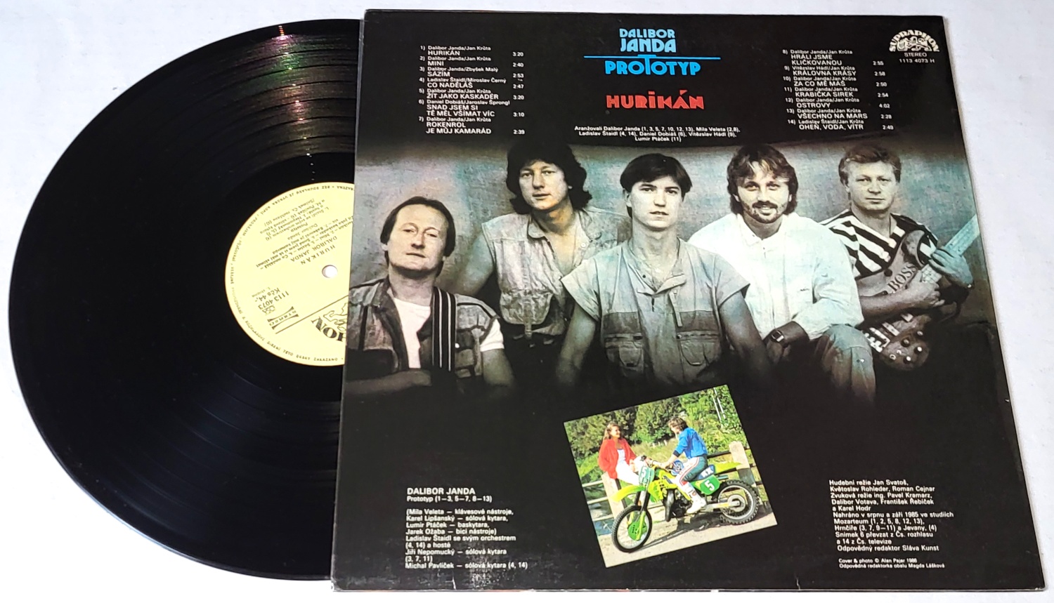 Dalibor Janda, Prototyp – Hurikán 1987 VG-, VYPRANÁ Vinyl (LP)