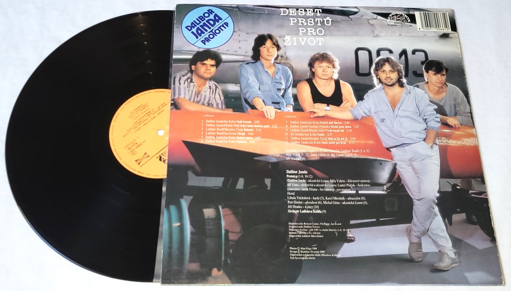 Dalibor Janda, Prototyp – Deset Prstů Pro Život 1988 VG+, VYPRANÁ Vinyl (LP)