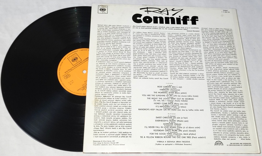 Ray Conniff – Ray Conniff 1977 VG+, VYPRANÁ Vinyl (LP)