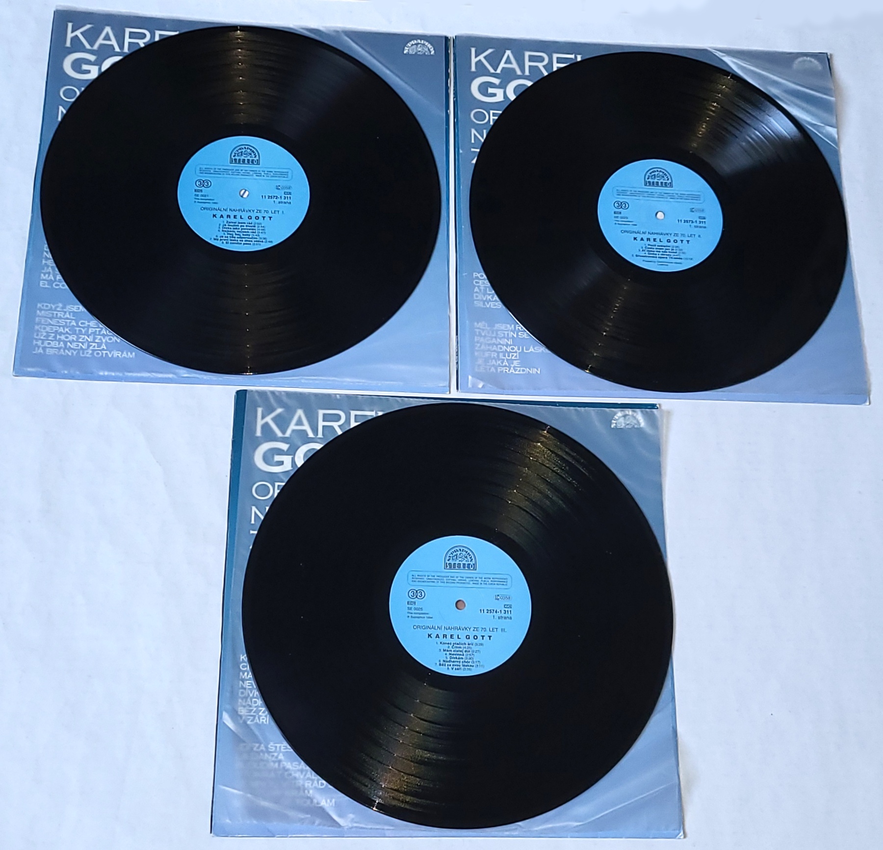 Karel Gott – Originální nahrávky ze 70. let 1994 NM, VYPRANÉ Vinyl (3LP)