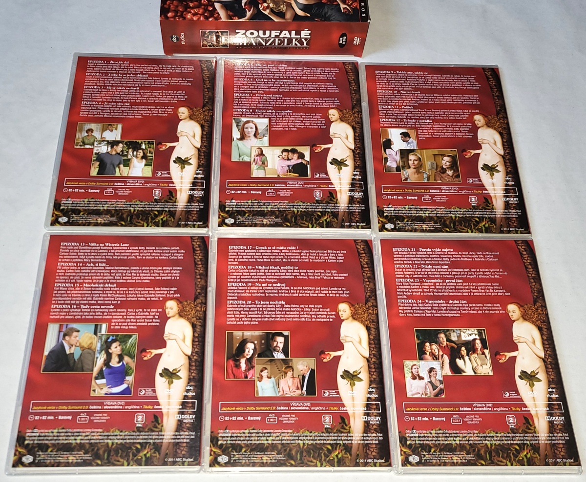 Zoufalé manželky - Kompletní 2. série (12 x DVD)