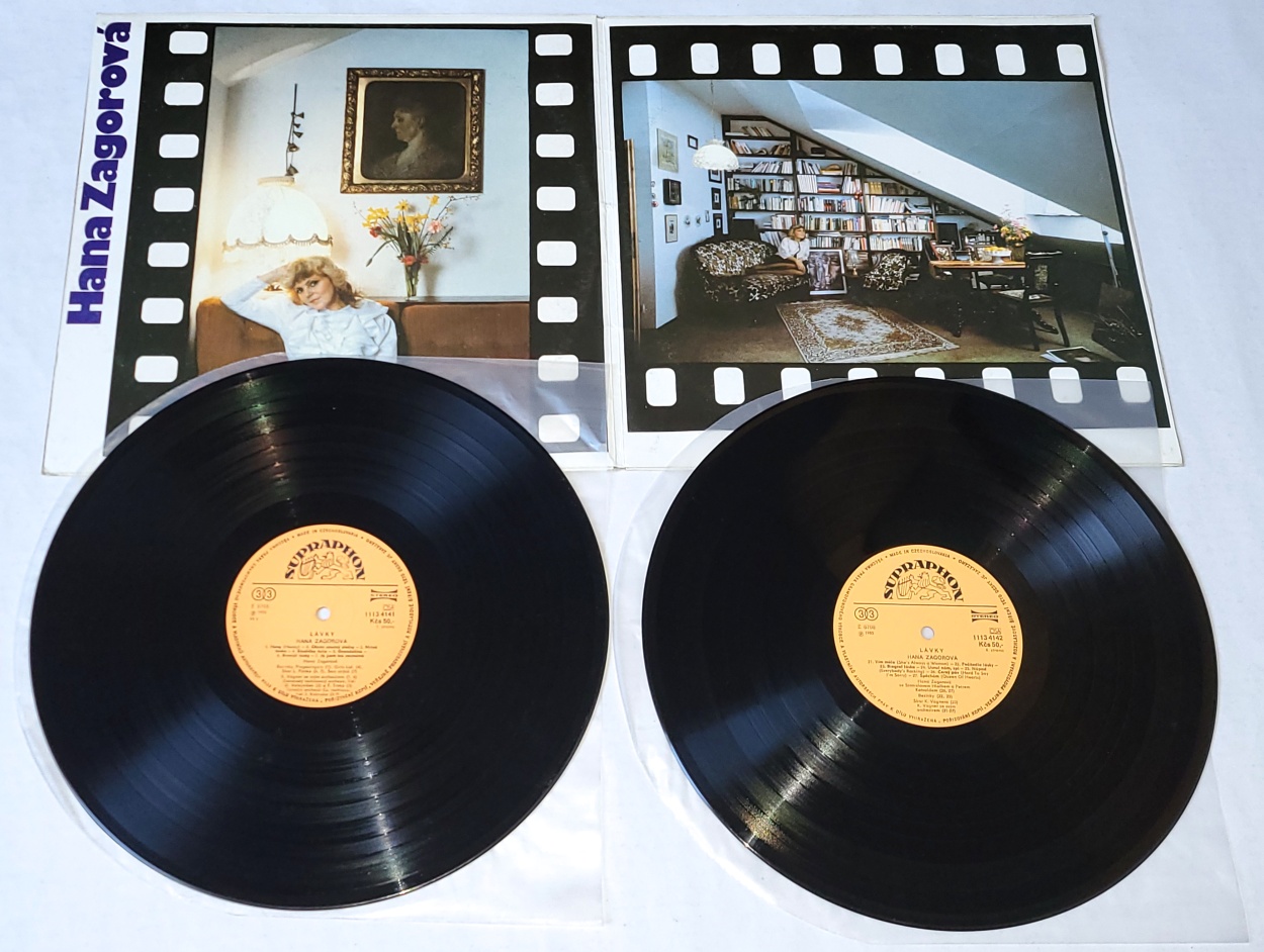 Hana Zagorová – Lávky 1985 VG-, VYPRANÁ Vinyl (2LP)
