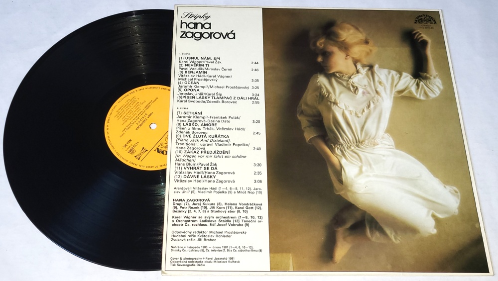 Hana Zagorová – Střípky 1981 VG+, VYPRANÁ Vinyl (LP)