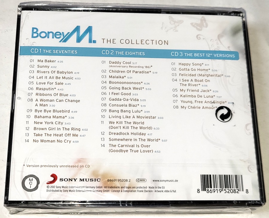Boney M. – The Collection 2008 3CD (nové, nerozbalené)